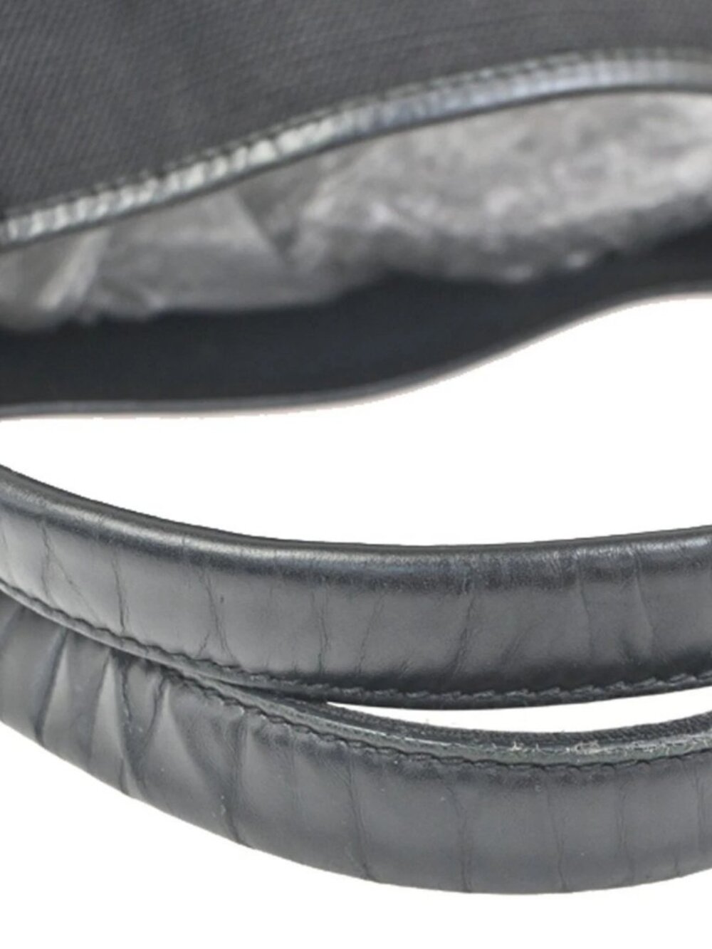 BALENCIAGA Navy Cabas S Hand Tote Bag Canvas Leather Black SHW Italy 65KC894 - Picture 8 of 13